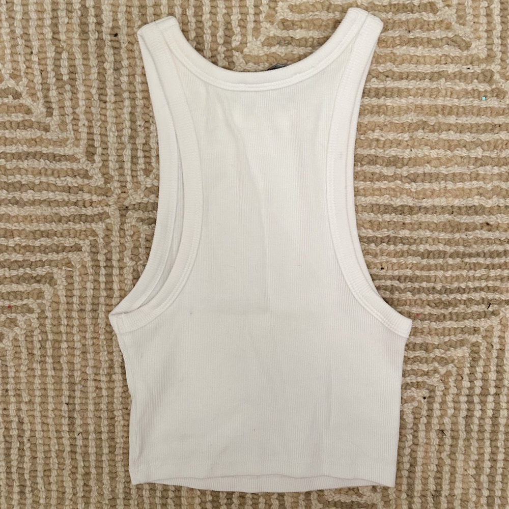 Zara Classic White Tank Top - Picture 2 of 4